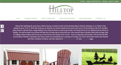 Desktop Screenshot of hilltoplawndecor.com