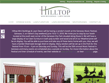 Tablet Screenshot of hilltoplawndecor.com